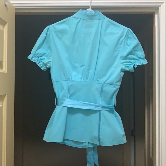 2B Bebe Ruffle Botton Down Top - Picture 6 of 7